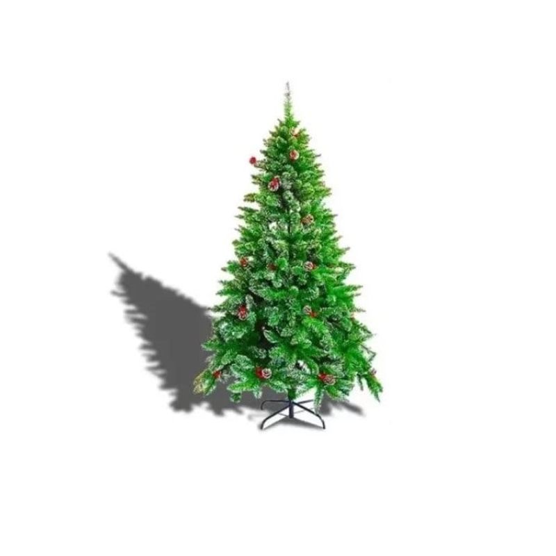 GENERICO - Arbol Navidad 1.80 Mts Frondosos con guindas