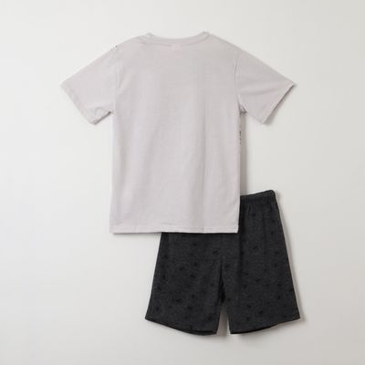 Imagen 2 del producto Pijama Corto Niño Spiderman Comics Gris