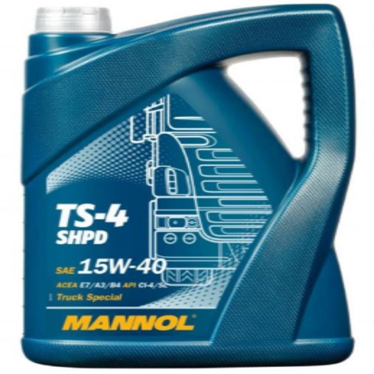 GENERICO - 15W40 MANNOL NORMA API CI-4SL ACEA E7 A3/B4 5 LITROS