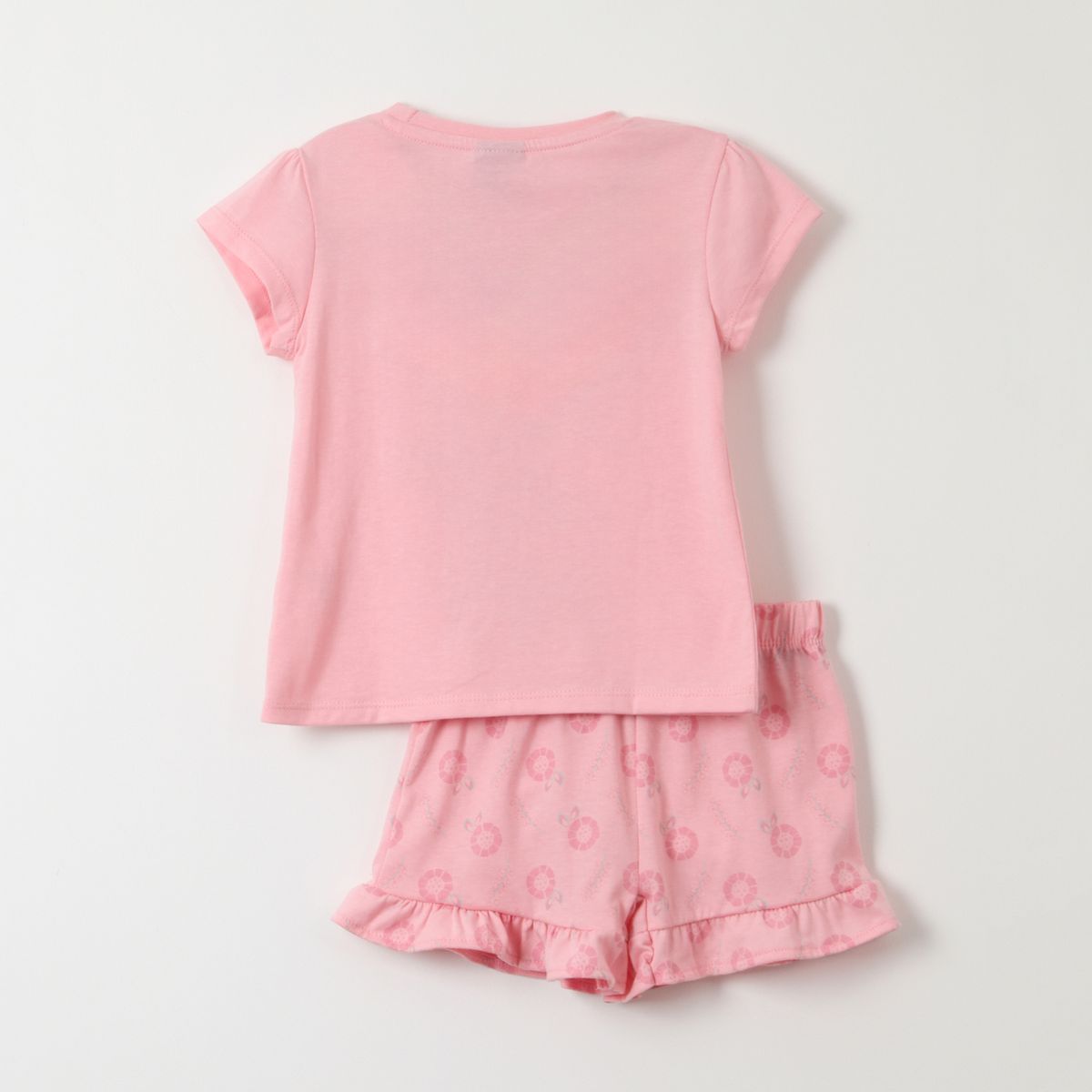 DISNEY - Pijama Corto Niña Minnie Amigos Rosado Disney