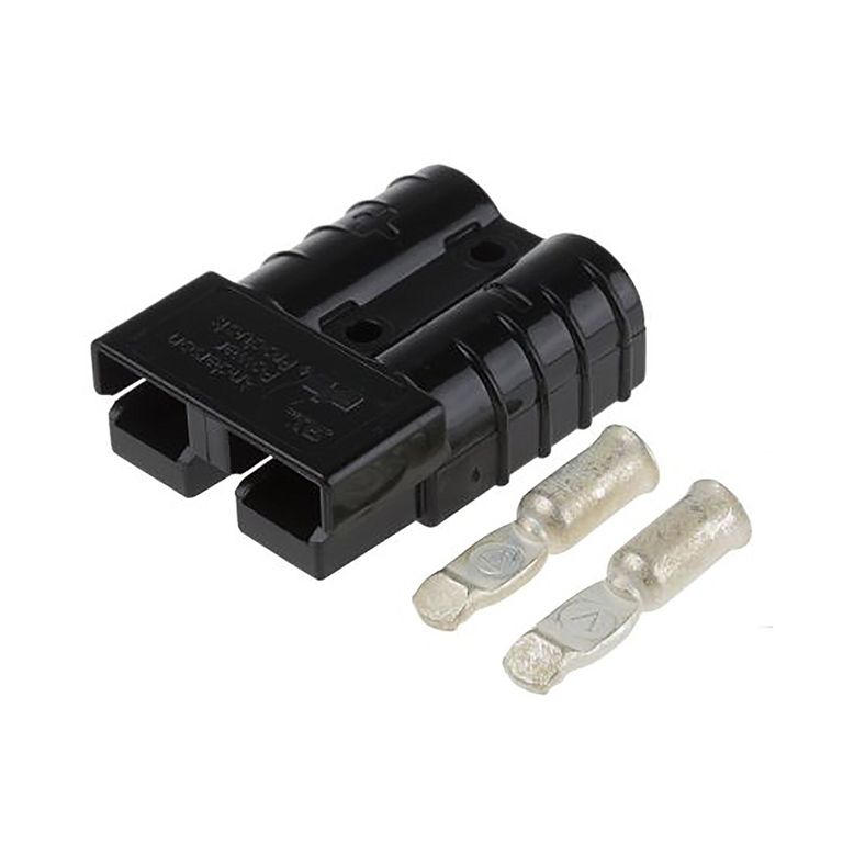 Conector Baterias Anderson 50a 8-16mm2 Negro