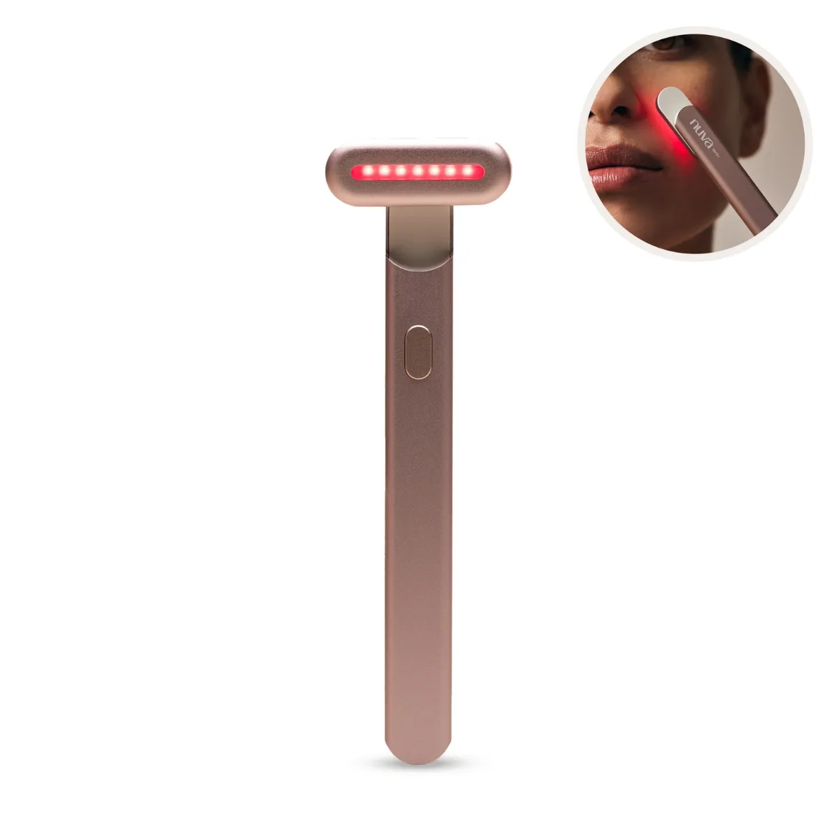 NUVA SKIN - Masajeador Facial Infinite Glow Nuva Skin Skincare Luz Roja