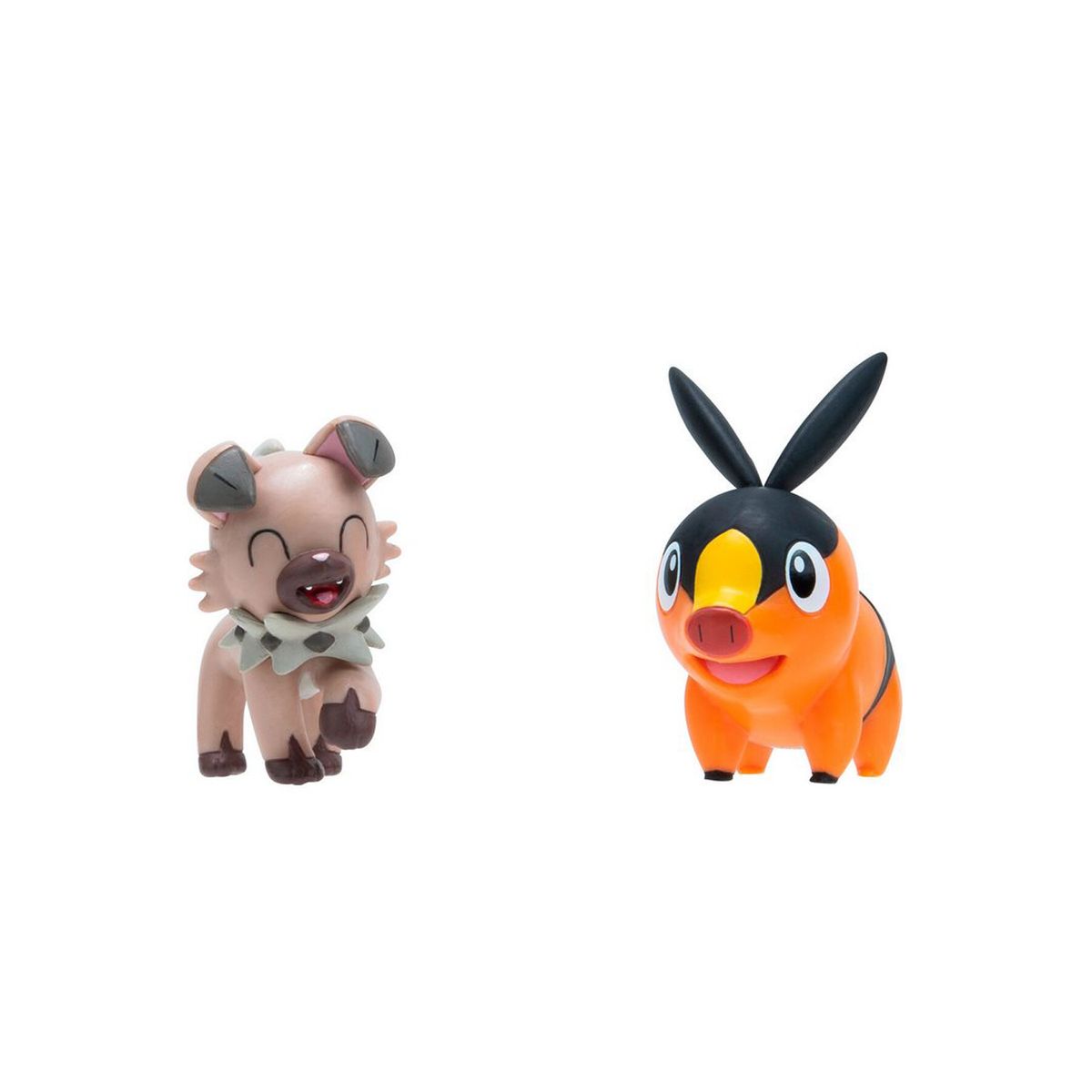 JAZWARES - Figuras Pokemon - Tepig + Rockruff