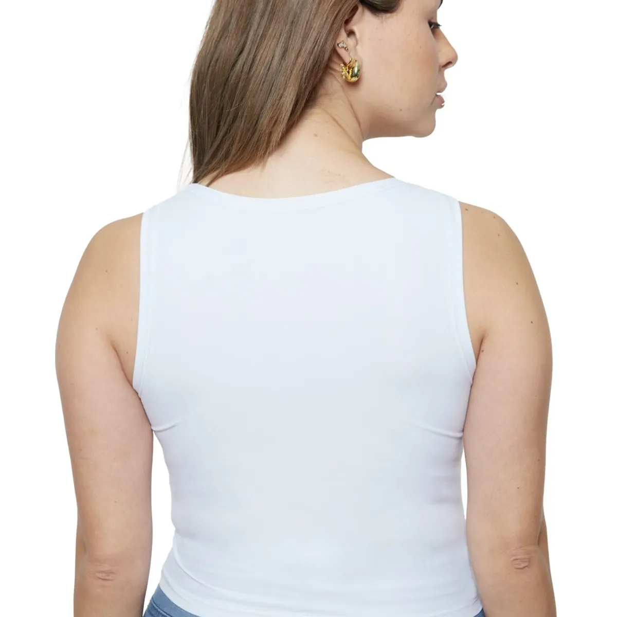 DIVINO JEANS - Polera Baikal I Blanca Divino Jeans - Blanco.-