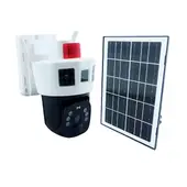 GENERICO - Cámara Vigilancia Ip Exterior Solar Wifi Doble Lente