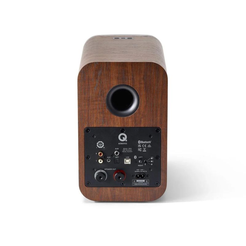 GENERICO - Parlantes Activos M20 HD Nogal Bluetooth Q Acoustics