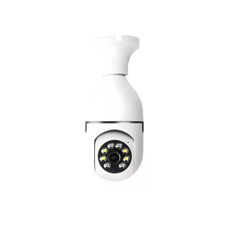 GENERICO - Cámara De Seguridad Red Inalámbrica 360° Tipo Ampolleta