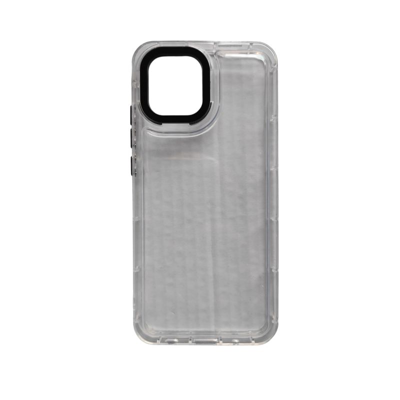 GENERICO - Carcasa Transparente Colores Para Xiaomi Redmi A2 - Negro