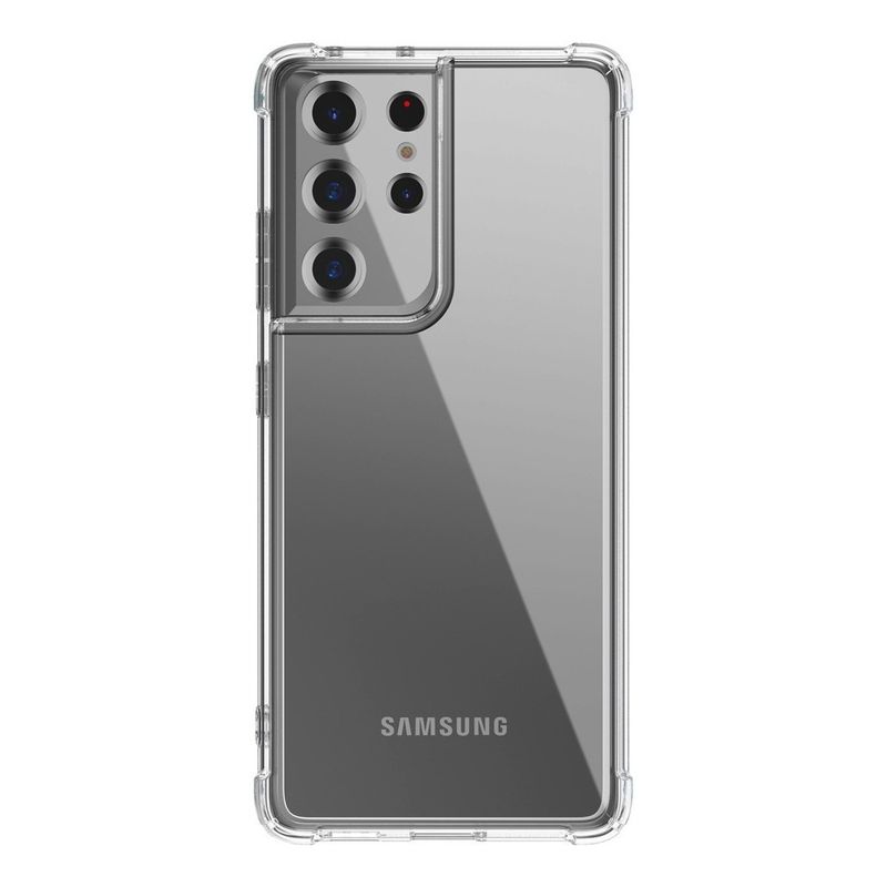 GENERICO - Carcasa Para Samsung S21 Ultra Transparente Reforzada