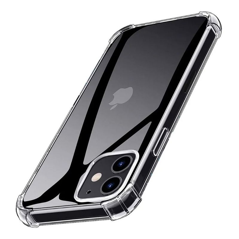 GENERICO - Carcasa Para iPhone 12 / 12 Pro Transparente Reforzada