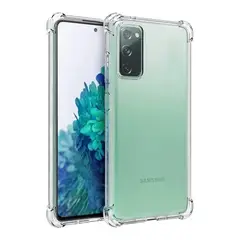 GENERICO - Carcasa Para Samsung S20 Fe Transparente Reforzada
