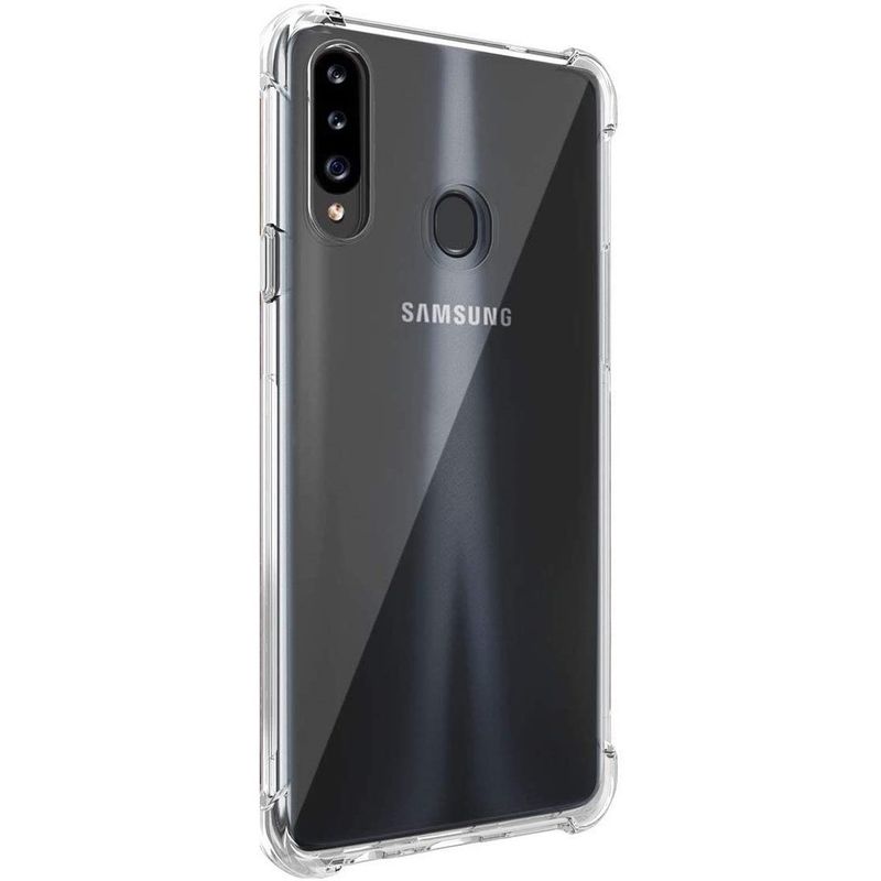 GENERICO - Carcasa Para Samsung A20s Transparente Reforzada