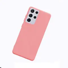 GENERICO - Carcasa Para Samsung S21 Ultra Silicona Afelpada Anti Golpe