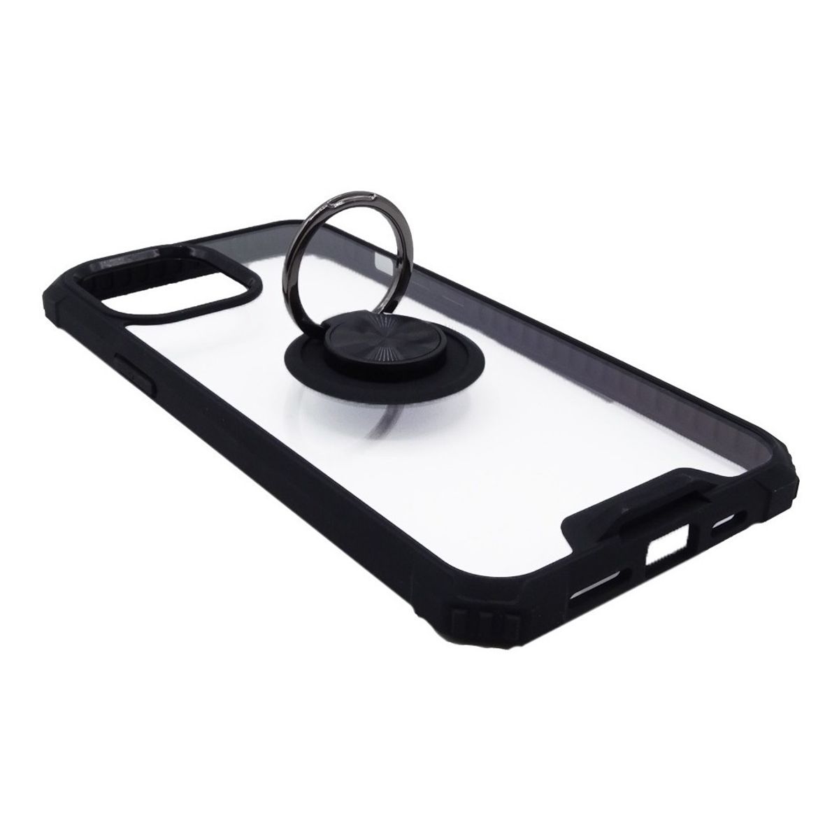 GENERICO - Carcasa Transparente Con Anillo Para iPhone 12 Pro Max