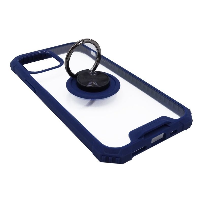 GENERICO - Carcasa Transparente Con Anillo Para iPhone 12 / 12 Pro