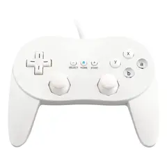 GENERICO - Control Clasico Oem Para Consolas Wii Blanco- Crazygames