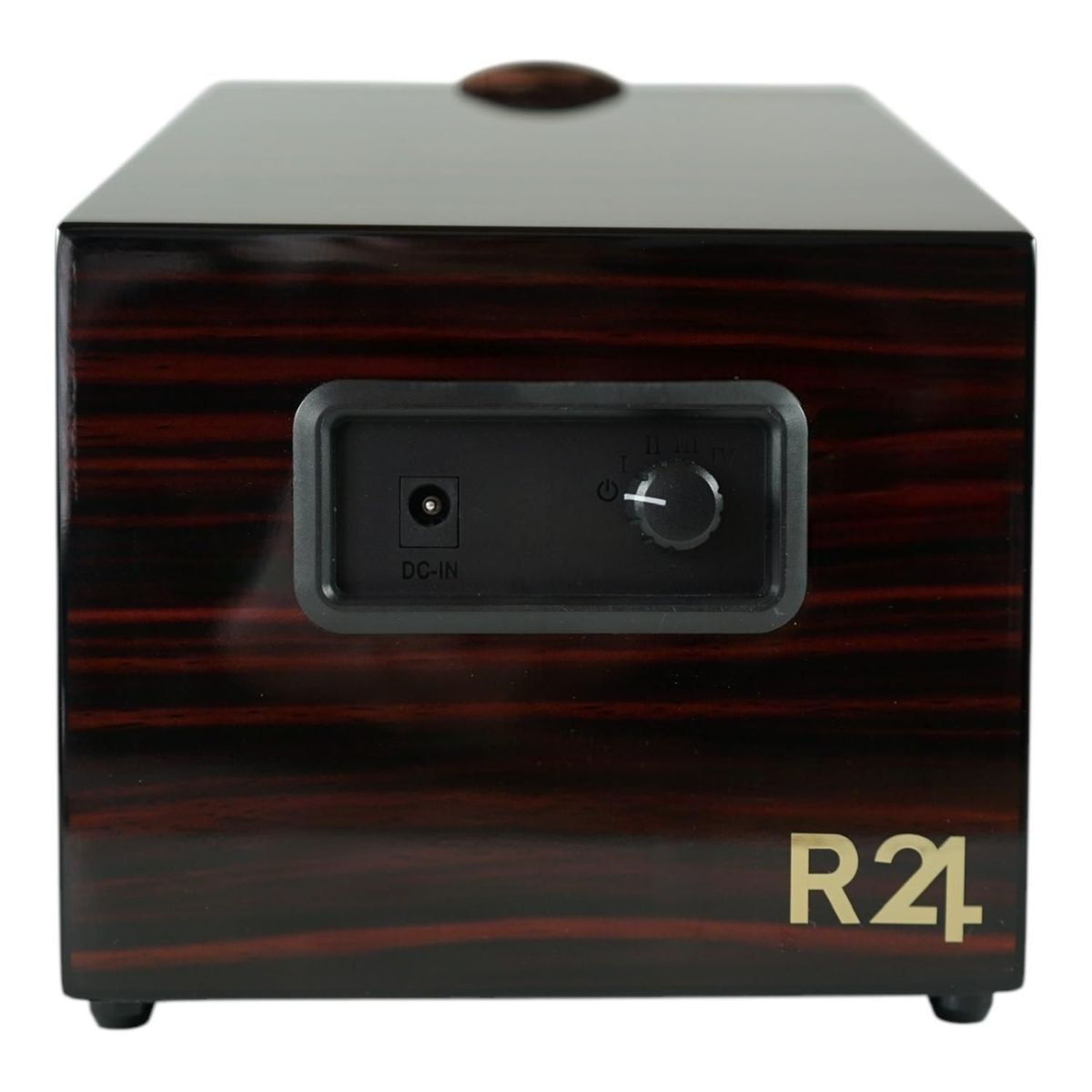 R24 - Caja Watch Winder Madera 1 Reloj exhibidor lujo