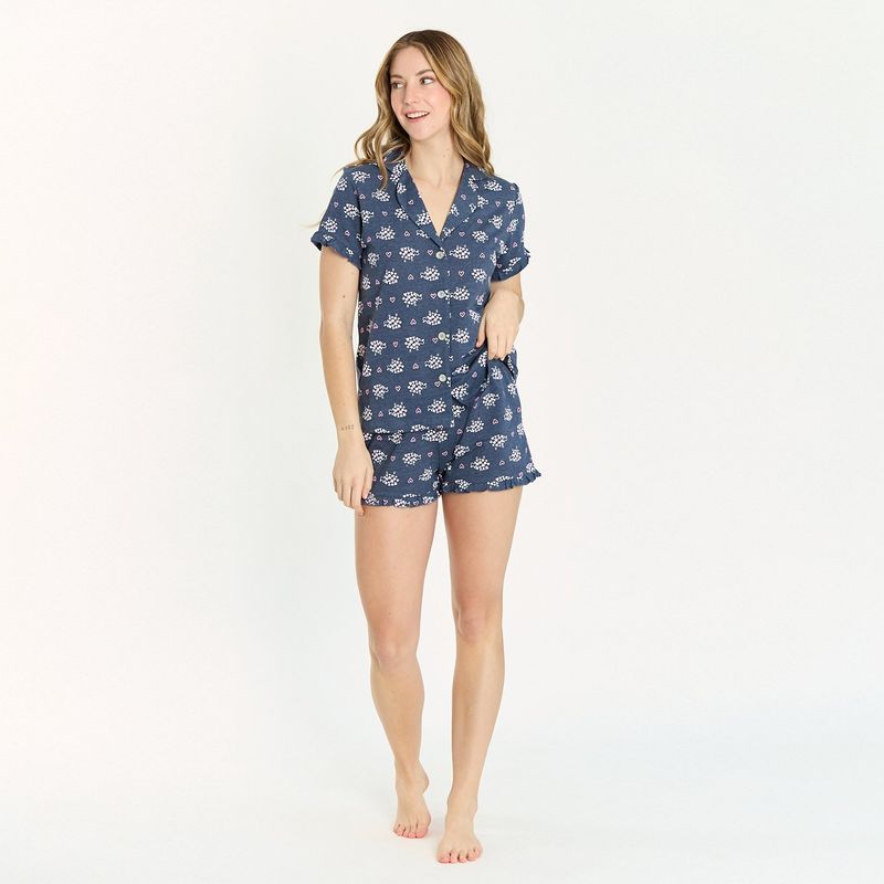 BARBIZON - Pijama de Mujer Lua Azul