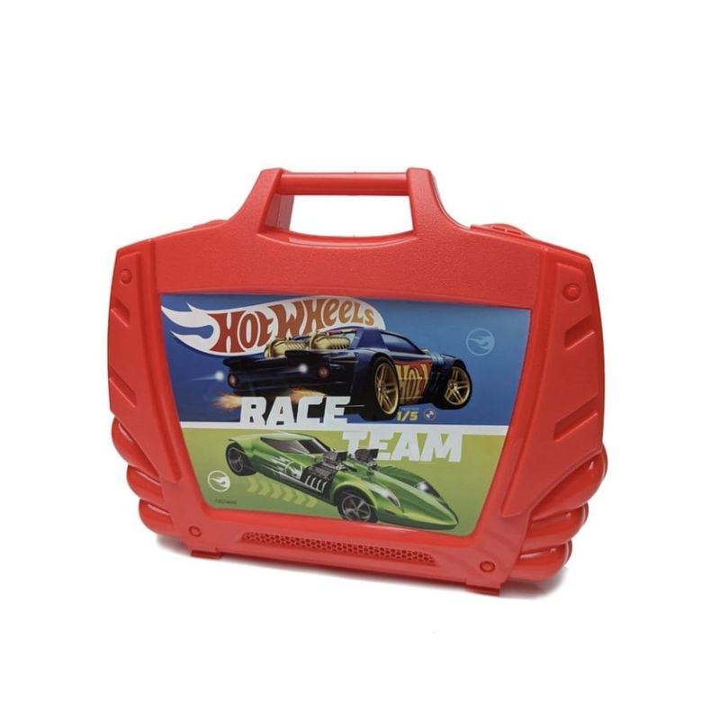 GENERICO - Maletín Guarda Autos de Colección - Rojo