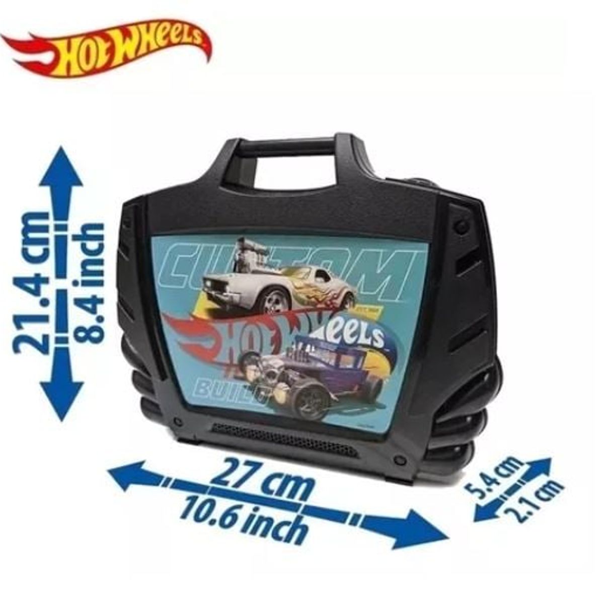 GENERICO - Maletín Guarda Autos de Colección - Rojo