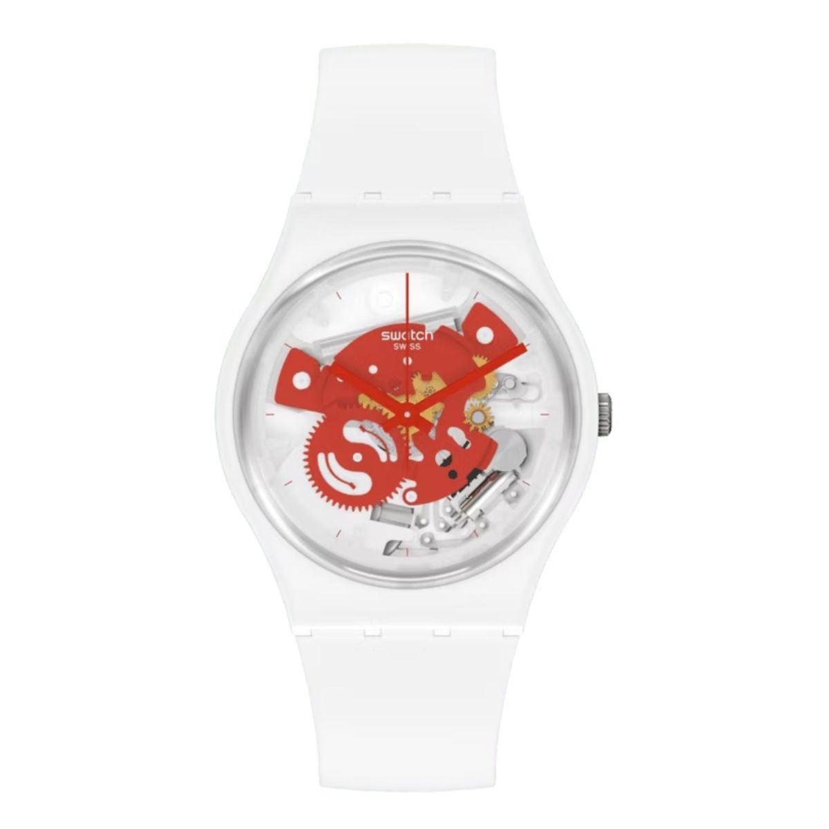 SWATCH - Reloj Swatch Unisex Time To TIME TO RED SMALL SO31W104