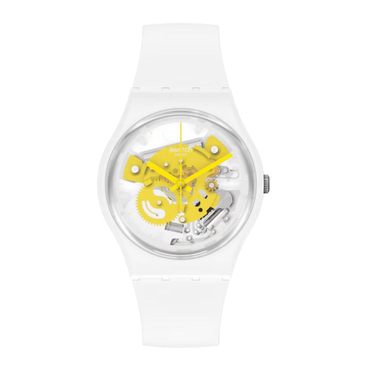 SWATCH - Reloj Swatch Unisex Time To TIME TO YELLOW SMALL SO31W105