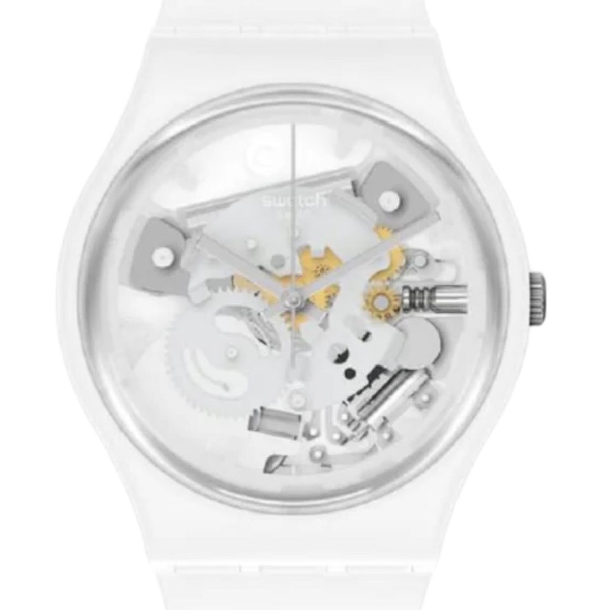 SWATCH - Reloj Swatch Unisex Spot Tine White SO31W102