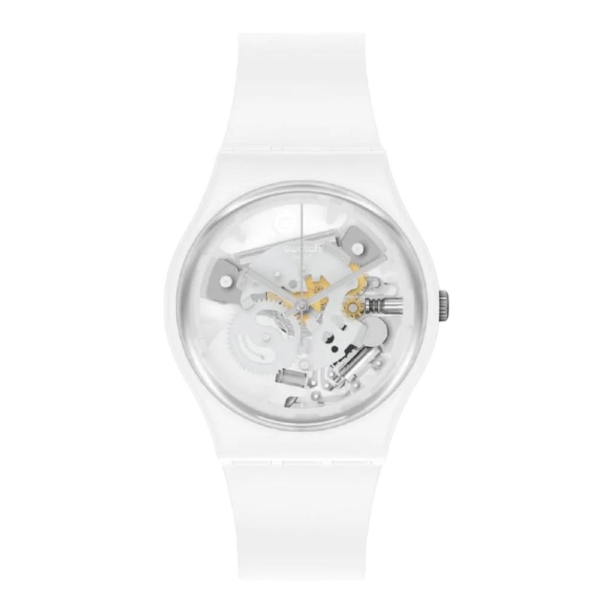 SWATCH - Reloj Swatch Unisex Spot Tine White SO31W102