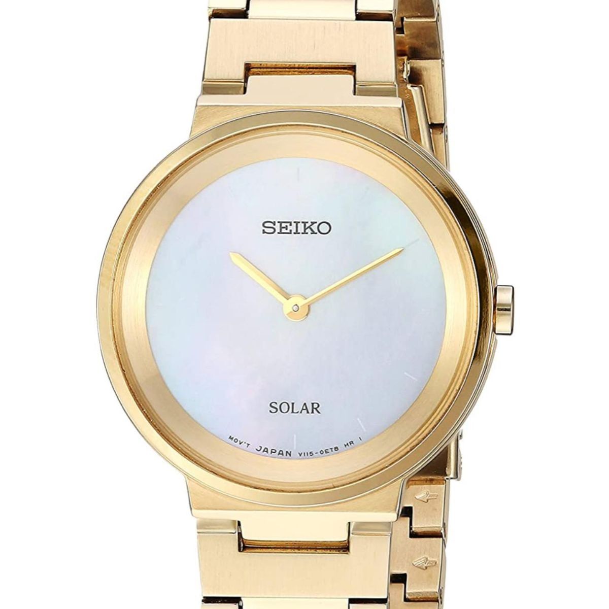 SEIKO - Reloj Seiko Mujer Solar Dorado SUP386