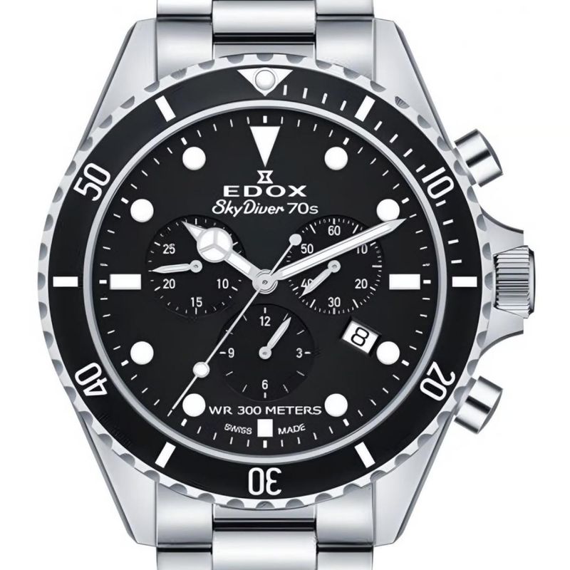 EDOX - Reloj Hombre EDOX SkyDiver 70s 10238-3NM-NI