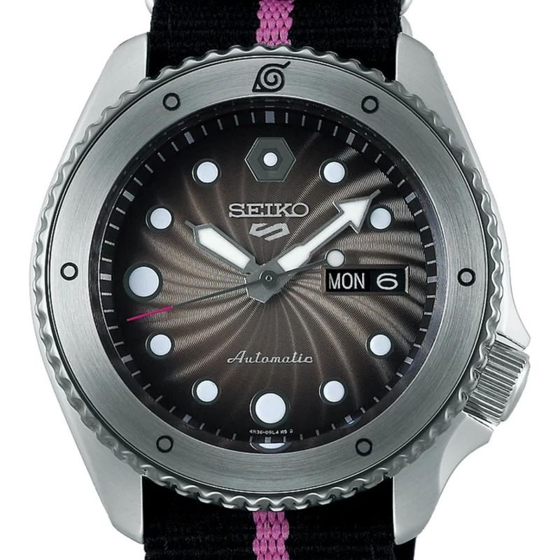 SEIKO - Reloj Seiko 5 Unisex Naruto & Boruto Automatico SRPF65K1