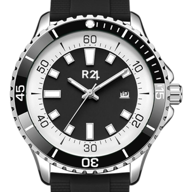Reloj Cuarzo BR-15 Silicona Negro TALLA UNICA