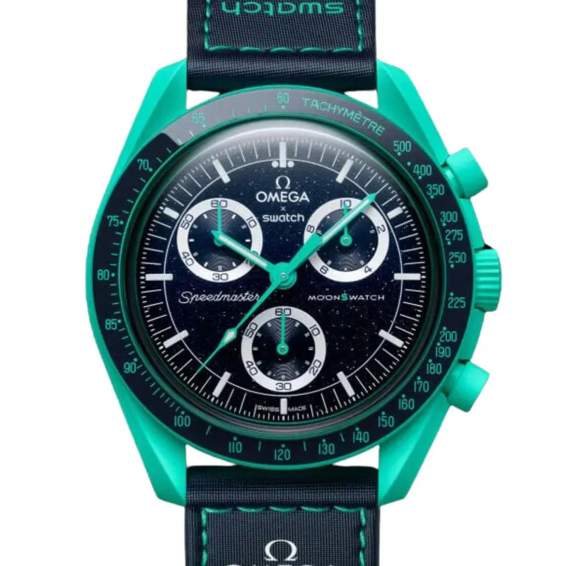 SWATCH - Reloj Swatch Unisex Mission on Earth Polar Lights SO33L103