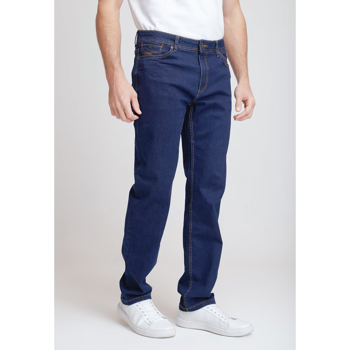 TRIAL - Jeans hombre Casual Regular Nadal Algodón Azul medio