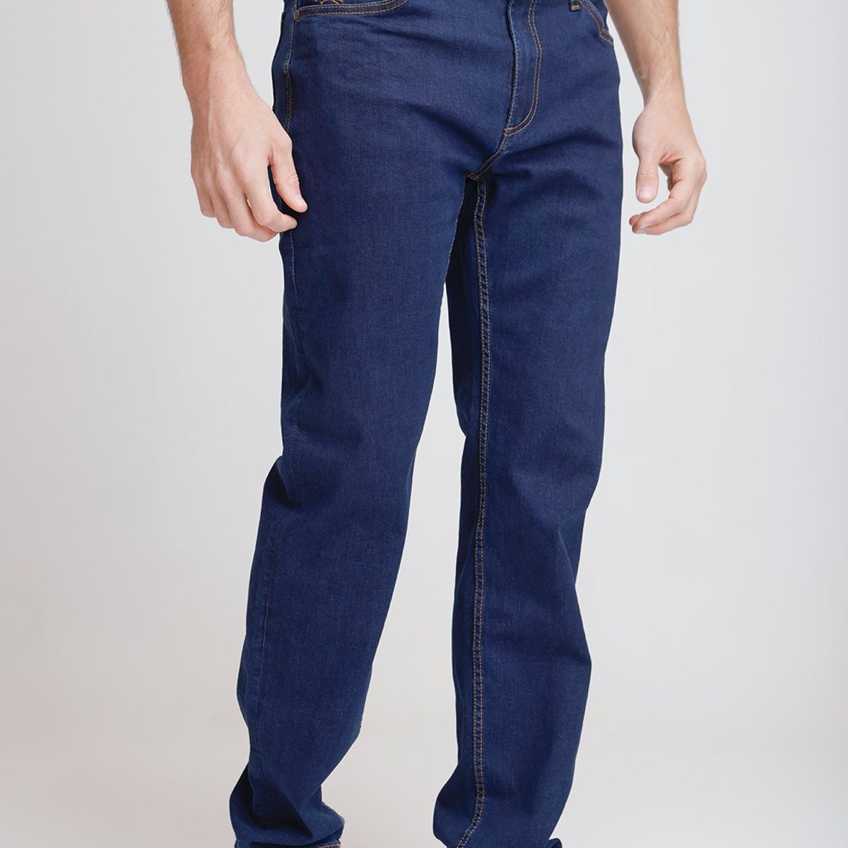TRIAL - Jeans hombre Casual Regular Nadal Algodón Azul medio