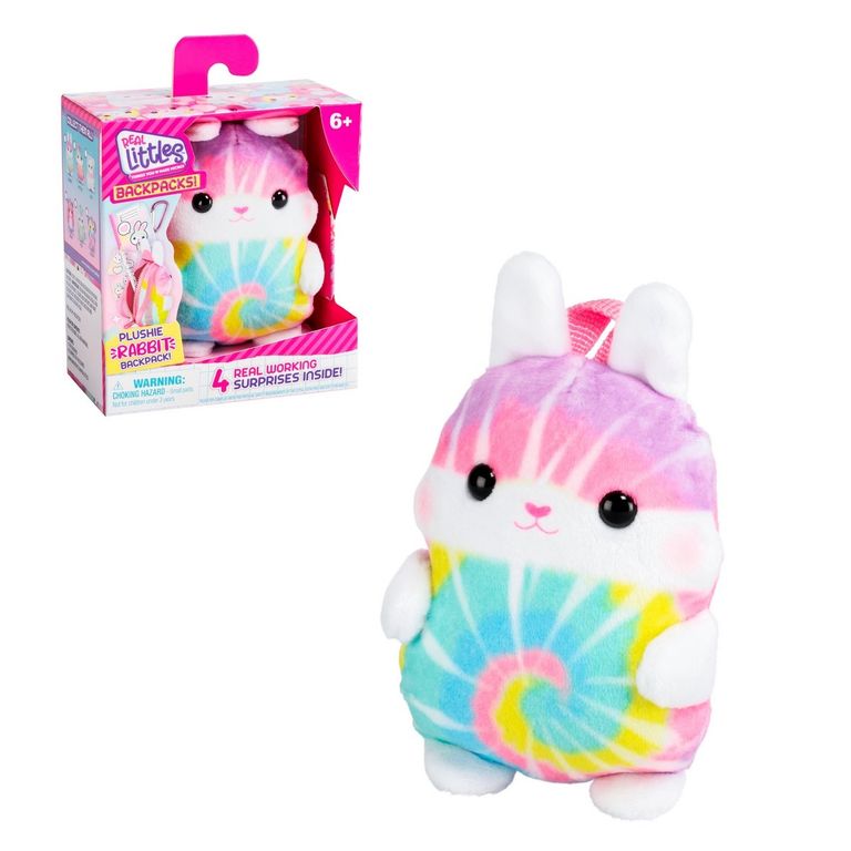 ANSALDO Mochila Peluche Con Accesorios Real Littles Rabbit