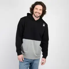 SPYDER - Polerón Outdoor Hombre Hoodie Nordic Negro