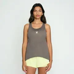 SPYDER - Polera Sin Mangas Lifestyle Mujer Gris