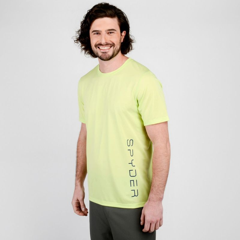 SPYDER - Polera Outdoor Hombre Spyder Sport Gandola Amarilla