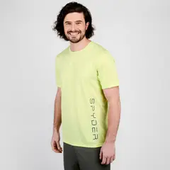 SPYDER - Polera Outdoor Hombre Sport Gandola Amarilla