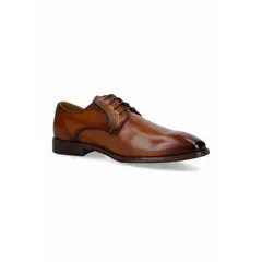 PERRY ELLIS - Zapato Hombre Formal Cuero Cognac
