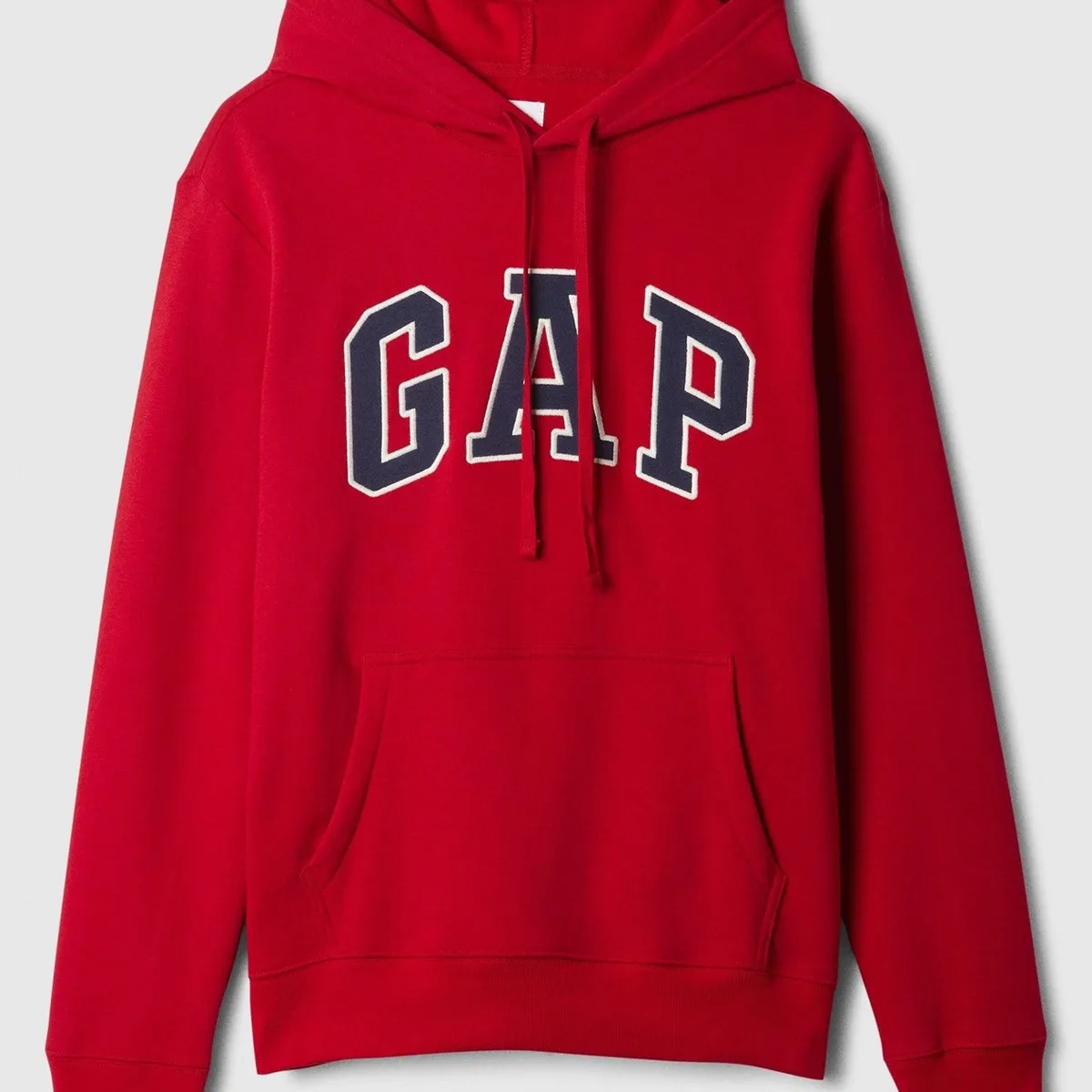 GAP - Polerón Logo Sin Cierre Hombre Rojo