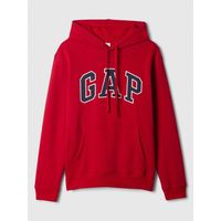 Polerón Logo Sin Cierre Hombre Rojo