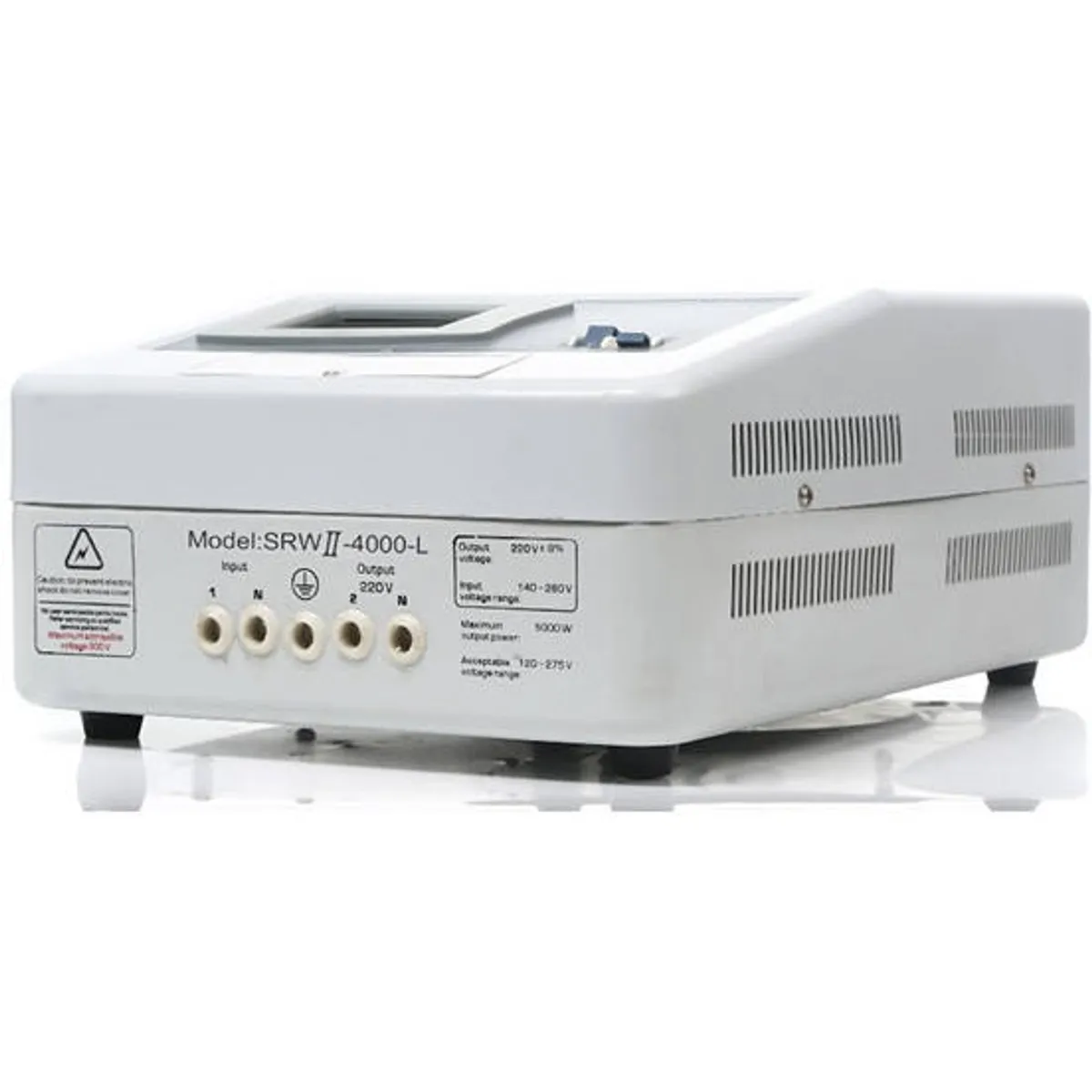 GENERICO - REGULADOR ESTABILIZADOR AUTOMÁTICO 5000W AC220V-AVR-SERVO MOTOR CONTROL - M