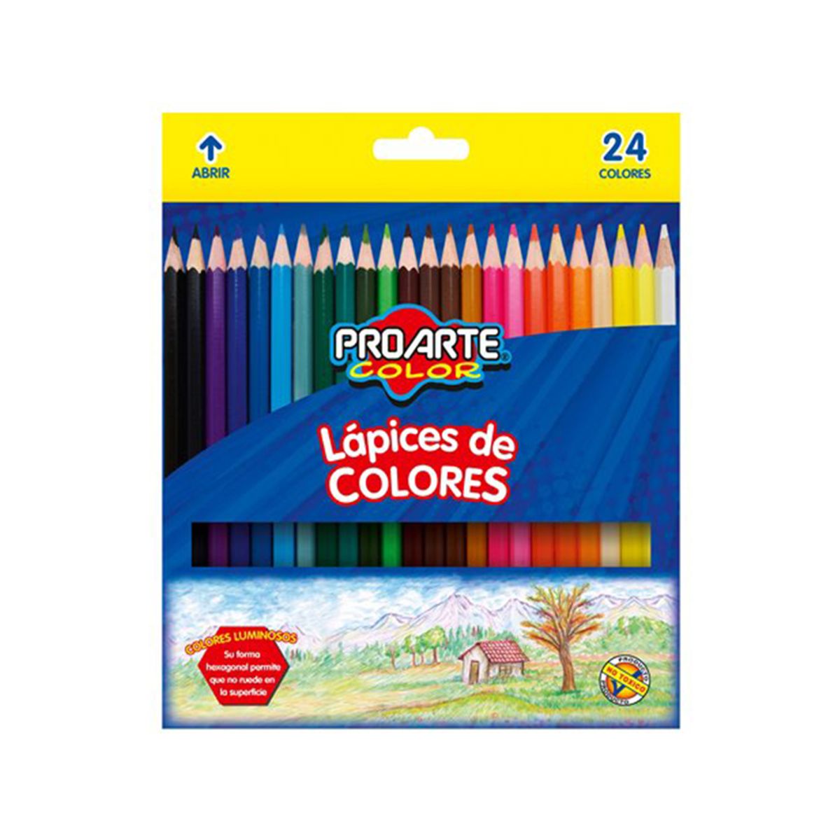 PROARTE - Lapices De Color  24 Largos Proarte