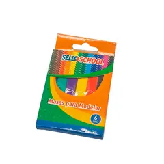 SELLOFFICE - Plasticina Sellomodeling 6 Col Normal 70 grs