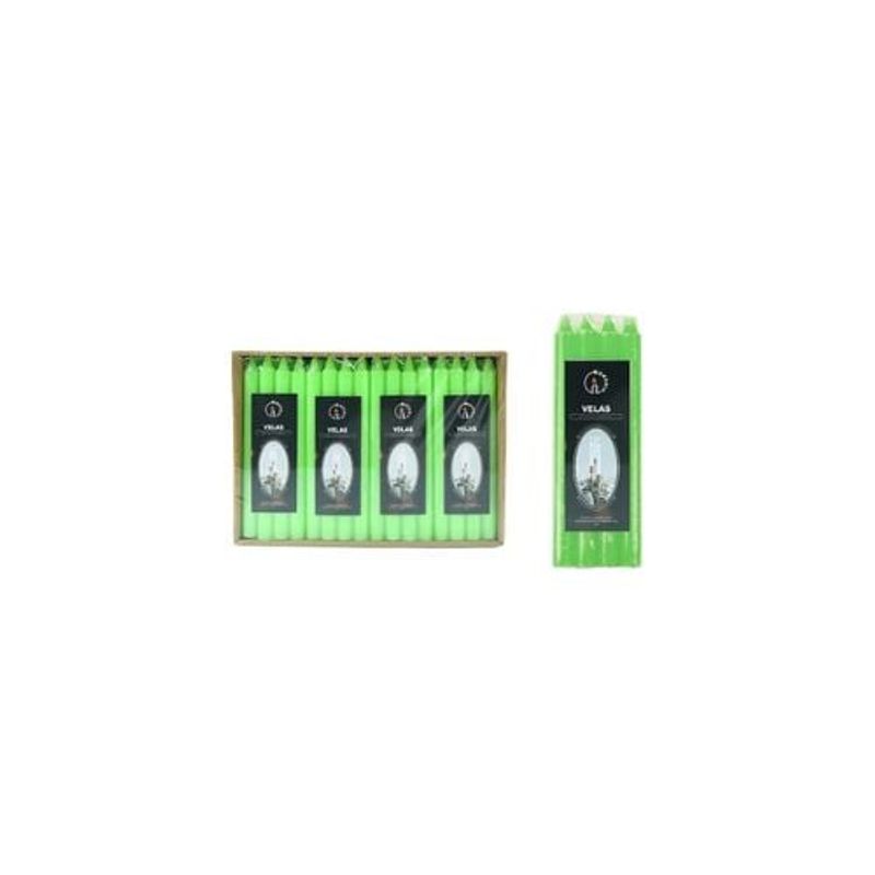GENERICO - Vela Verde 180mm x 20cm 4pcs
