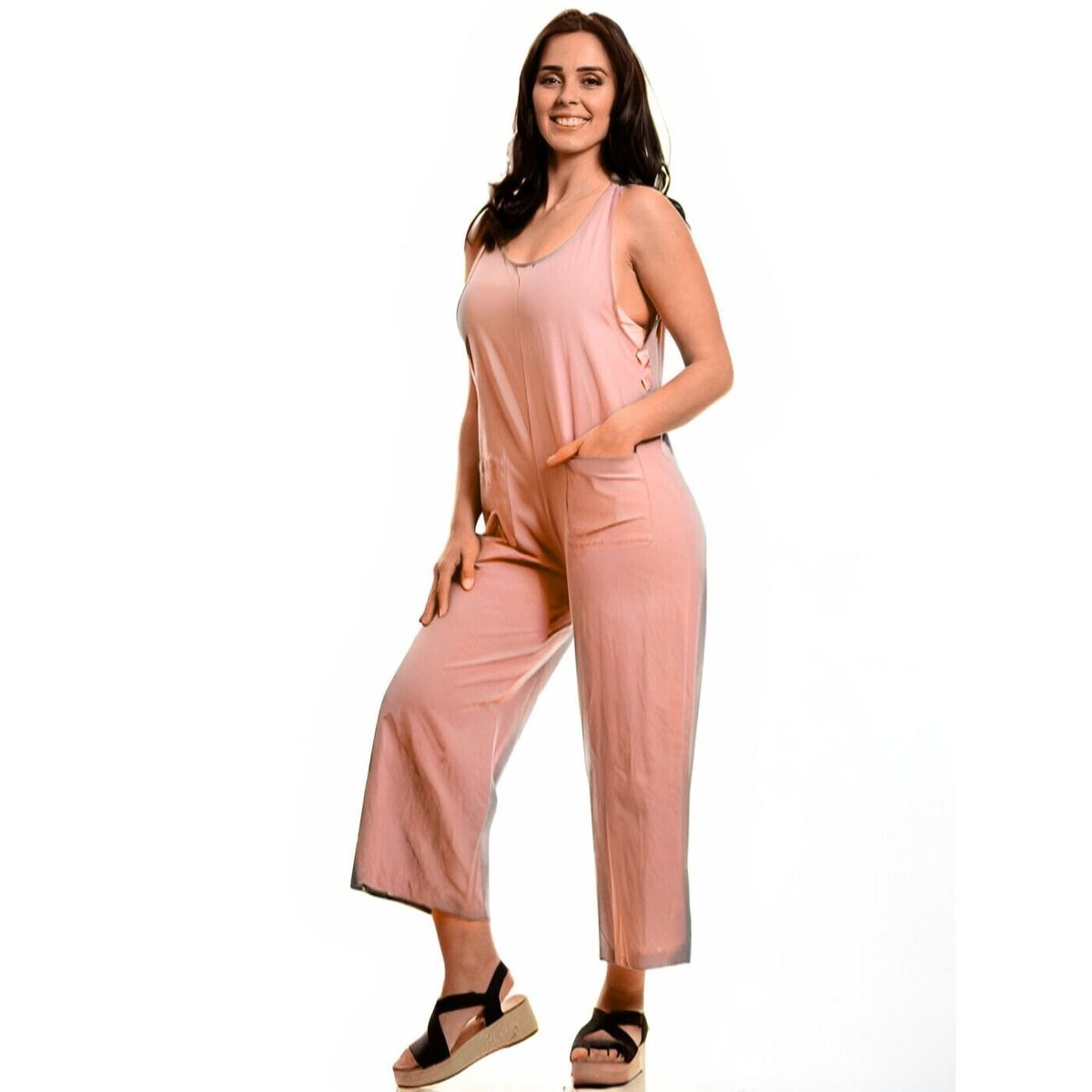 LIKE SHOP - Enterito Mujer Jardinera Premium Algodón Largo Primavera 258