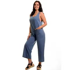 MPROPIA - Enterito Mujer Jardinera Premium Algodón Largo Primavera 258