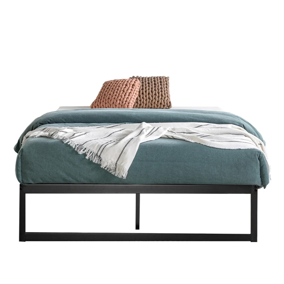 ZINUS - Cama Abel Zinus Resortes Pocket 1.5 Plazas Long 25cms